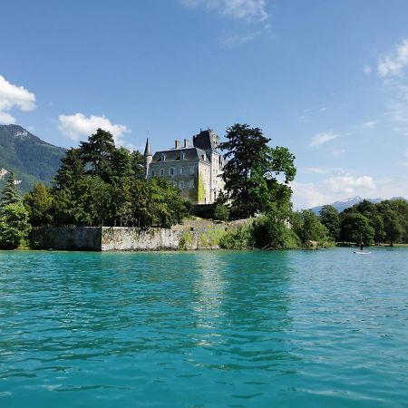 La Baie Des Voiles ,Vue Lac D'Annecy ,Plage Privee Дюeн Екстериор снимка