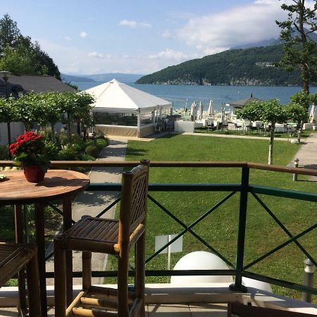 La Baie Des Voiles ,Vue Lac D'Annecy ,Plage Privee Дюeн Екстериор снимка