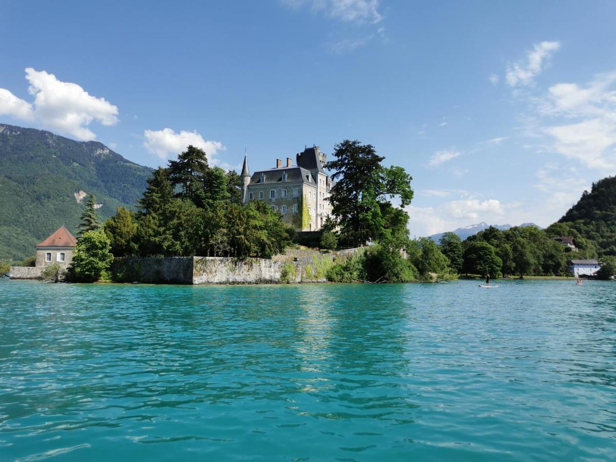 La Baie Des Voiles ,Vue Lac D'Annecy ,Plage Privee Дюeн Екстериор снимка