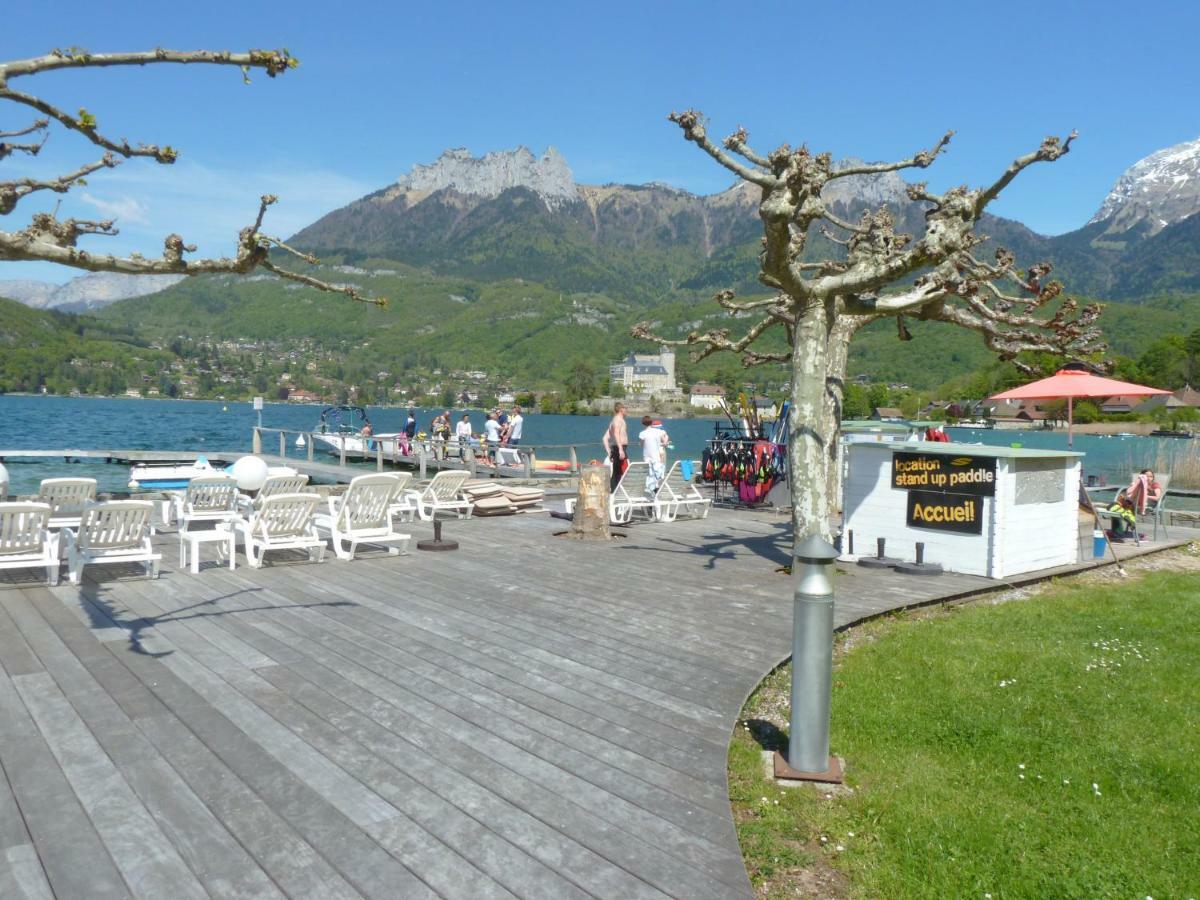 La Baie Des Voiles ,Vue Lac D'Annecy ,Plage Privee Дюeн Екстериор снимка