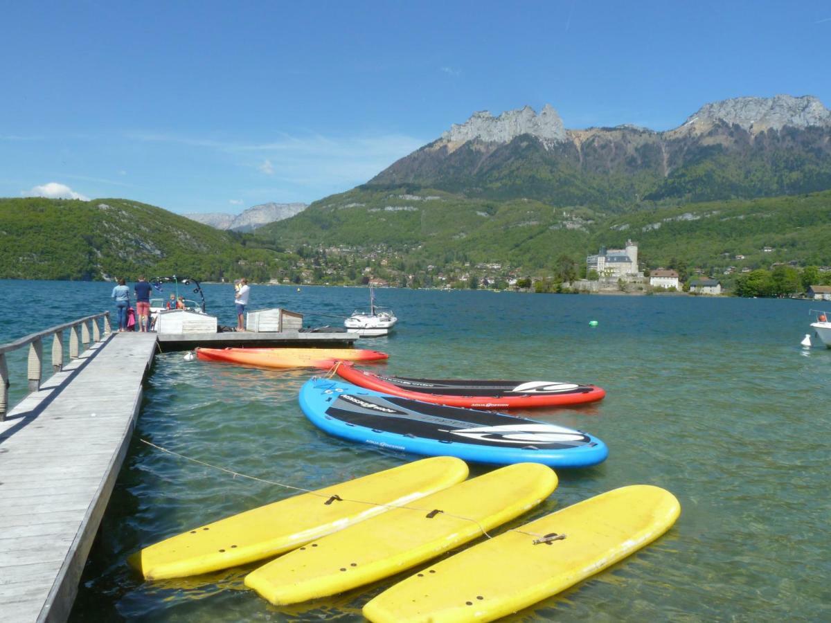 La Baie Des Voiles ,Vue Lac D'Annecy ,Plage Privee Дюeн Екстериор снимка