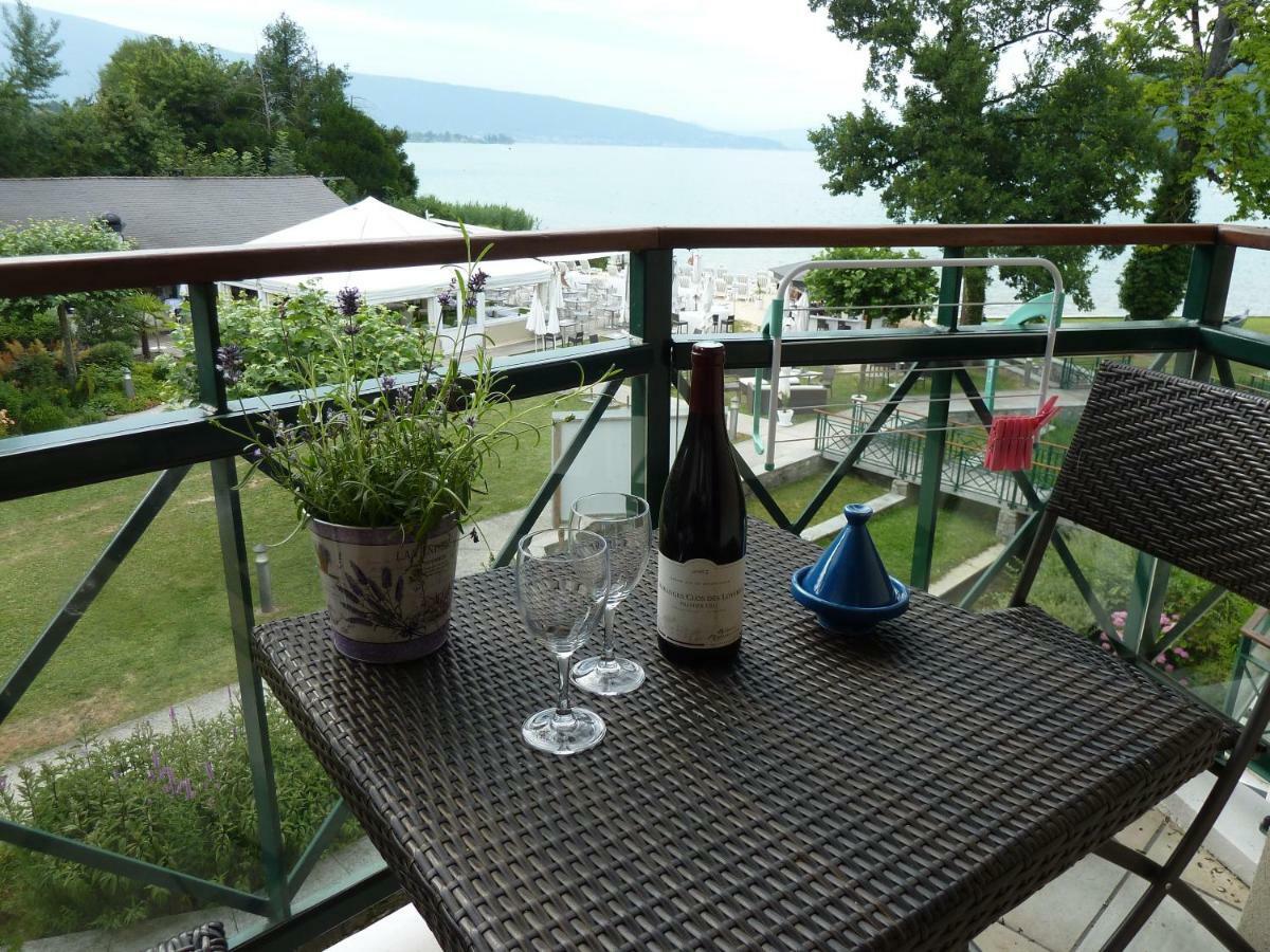 La Baie Des Voiles ,Vue Lac D'Annecy ,Plage Privee Дюeн Екстериор снимка