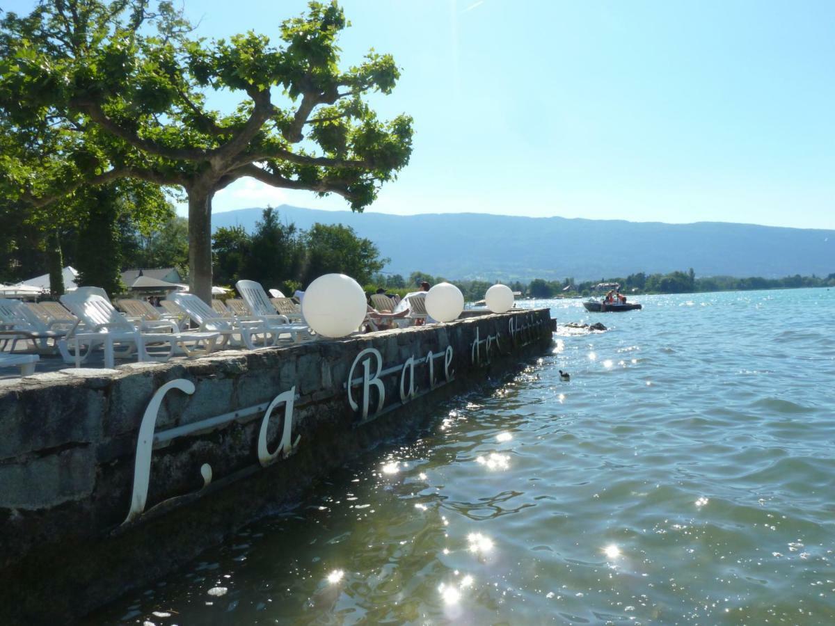 La Baie Des Voiles ,Vue Lac D'Annecy ,Plage Privee Дюeн Екстериор снимка