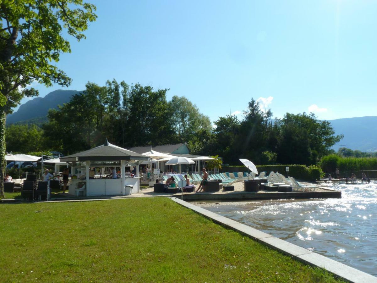 La Baie Des Voiles ,Vue Lac D'Annecy ,Plage Privee Дюeн Екстериор снимка