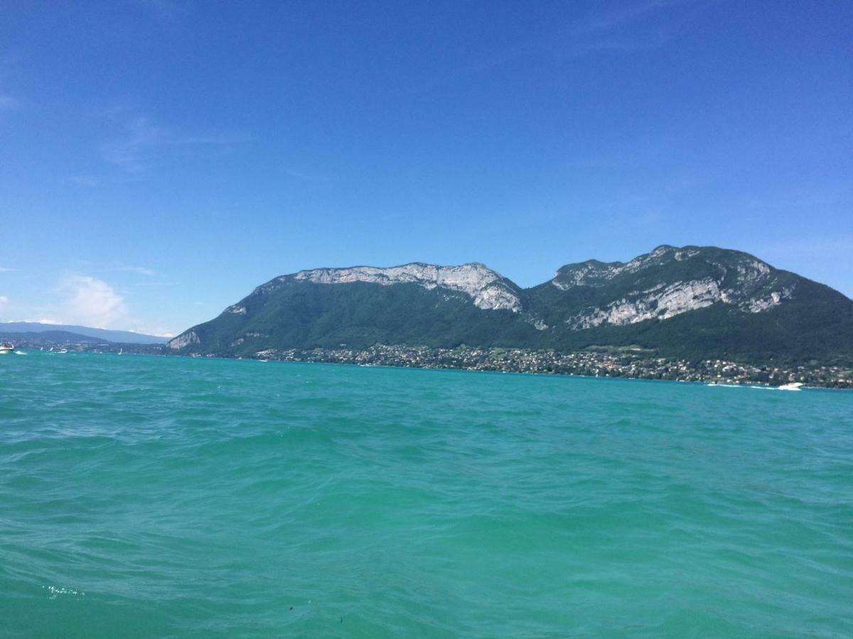 La Baie Des Voiles ,Vue Lac D'Annecy ,Plage Privee Дюeн Екстериор снимка