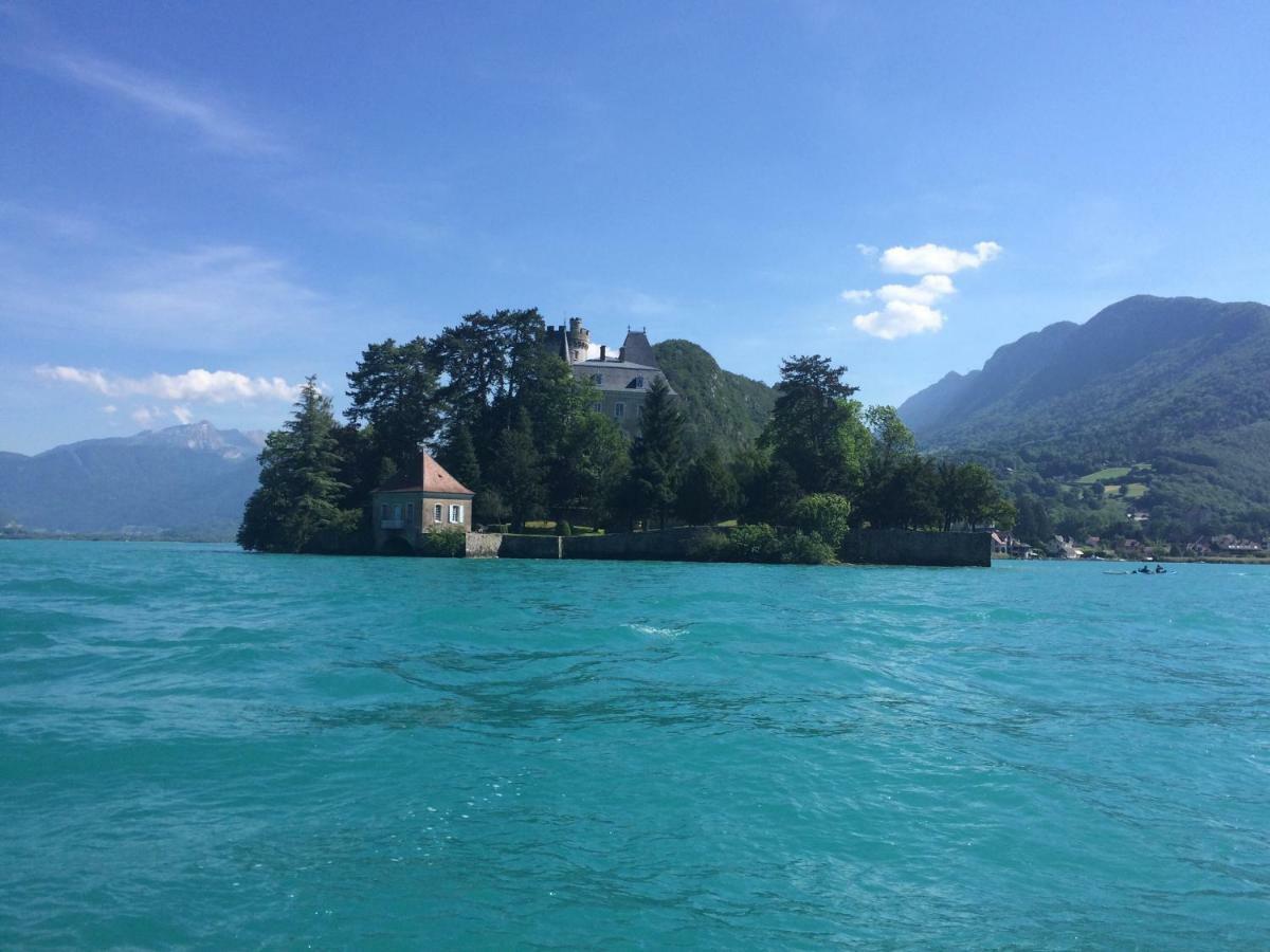 La Baie Des Voiles ,Vue Lac D'Annecy ,Plage Privee Дюeн Екстериор снимка