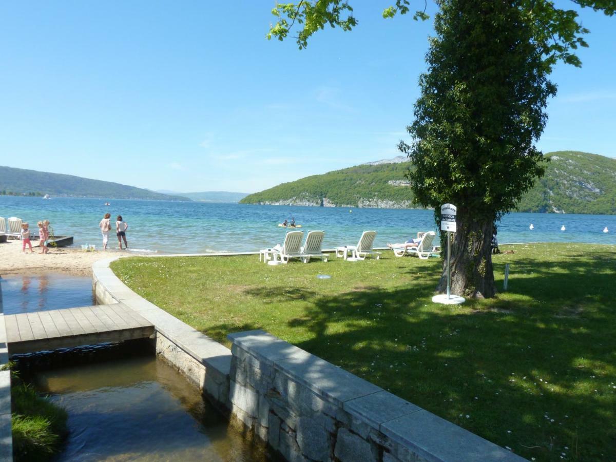 La Baie Des Voiles ,Vue Lac D'Annecy ,Plage Privee Дюeн Екстериор снимка