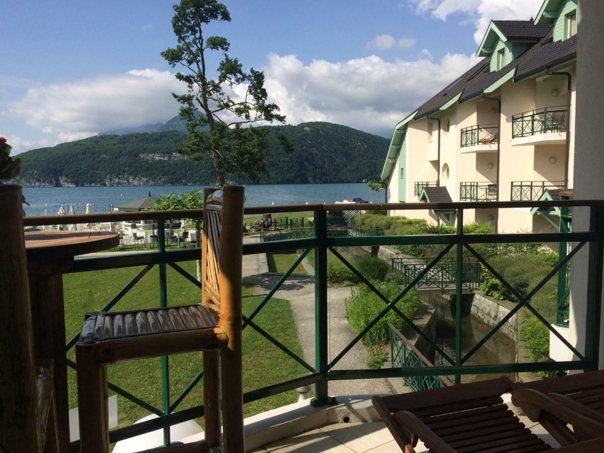 La Baie Des Voiles ,Vue Lac D'Annecy ,Plage Privee Дюeн Екстериор снимка